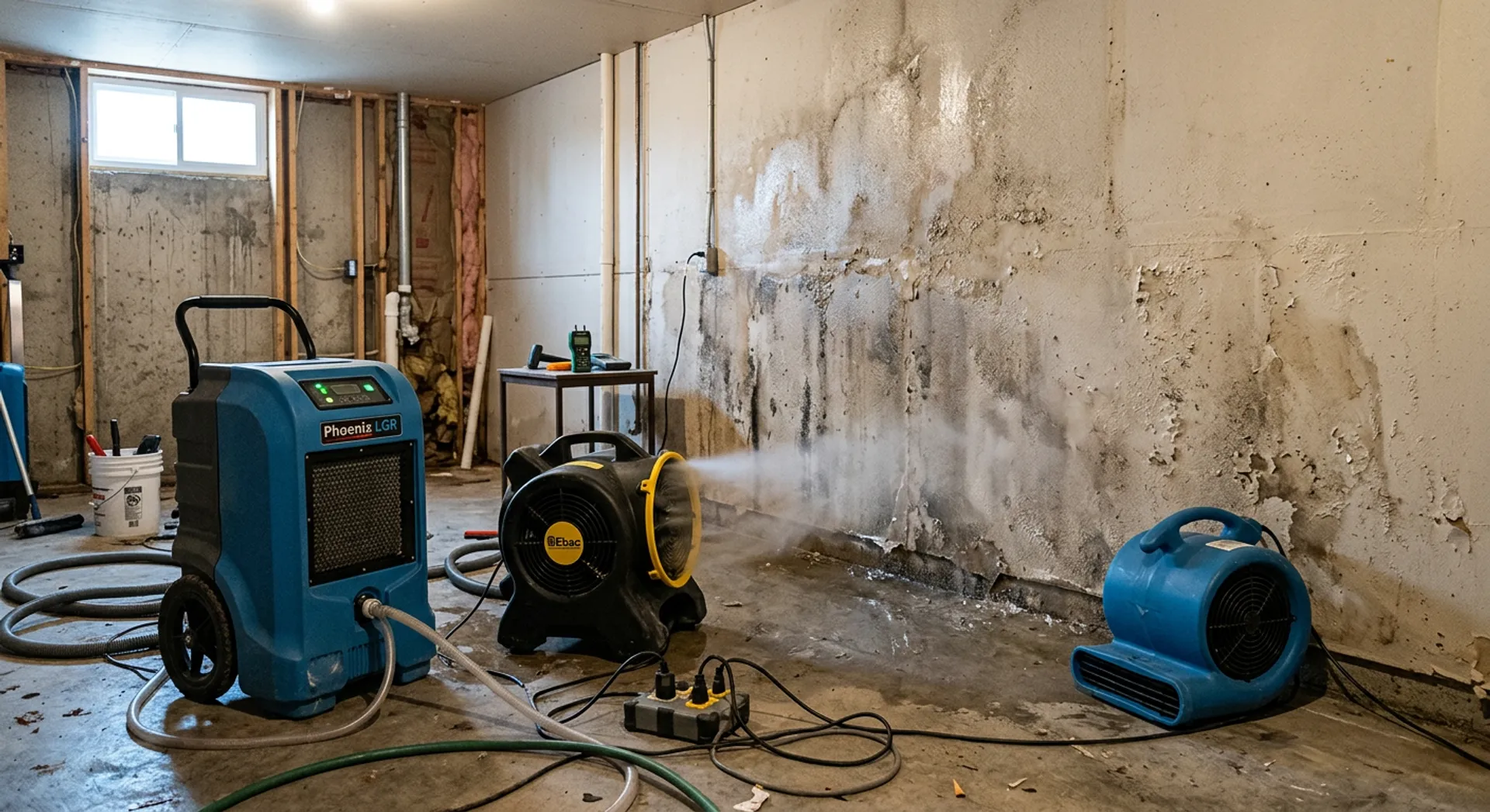 assèchement mur humide